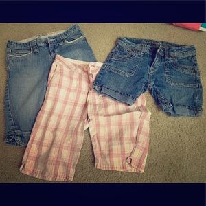 BUNDLE- Girls’ Size 8-10 Bermudas, 3 Pairs